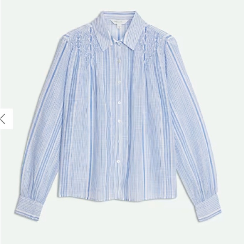 Marks & Spencer X SIENNA MILLER Pure Cotton Striped Shirt